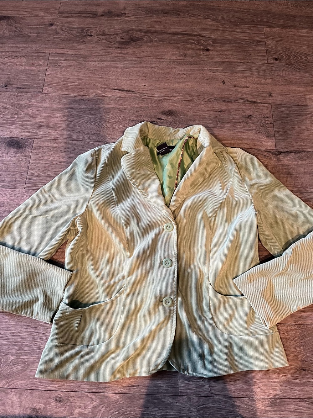 Requirements Sage Green Corduroy Blazer